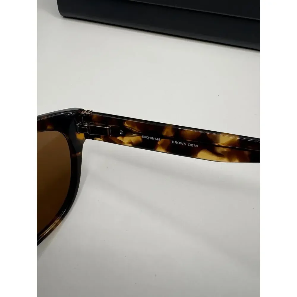 Bulova 9G1013 Cat Eye Sunglasses Brown Demi Tortoise Women's Case